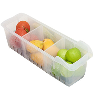 

EDO Separated storage box Large refrigerator Kitchen food Vegetable egg storage box Snacks Fruit Fresh drawer storage box 3 Pack TH1289