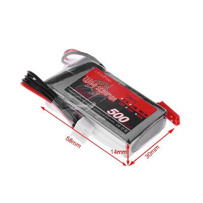 

GoolRC New Remote Control Toys Parts Accessories Wild Scorpion 111V 500mAh 25C MAX 35C 3S JST Plug Li-po Battery for RC