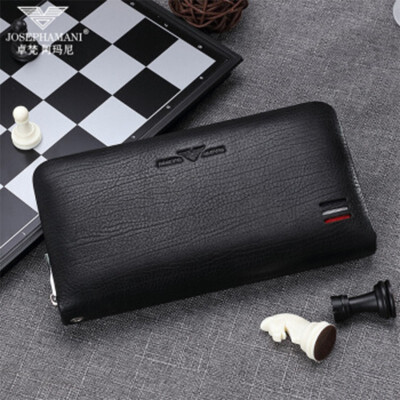 

Authentic Zhuo Fan Armani handbag mens leather youth business casual first layer leather clutch bag soft leather hand black