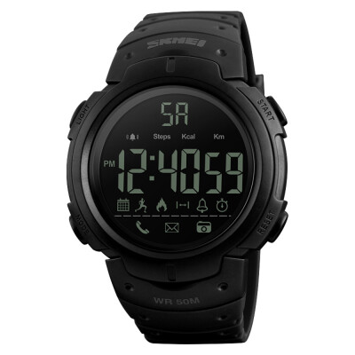 

SKMEI Mens 5ATM Water-resistant Sport Fitness Tracker Smart Watch BT Pedometer