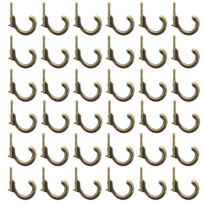 

UpperX 30pc Vintage Bronze Wall Mounted Single Hook Hangers A