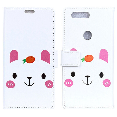 

MOONCASE Oppo Realme 2 Painted Leather Case - Radish Rabbit