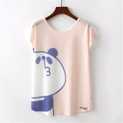 

Summer Novelty Women T Shirt Harajuku Kawaii Cute Style Nice Cat Print T-shirt