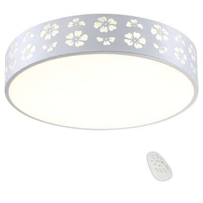 

【Jingdong Supermarket】 HD LED Ceiling Light 24W Snow Series Remote Control Dimmable Color Temperature Bedroom Living Room Balcony Study Room Restaurant Light Modern Simple Lighting