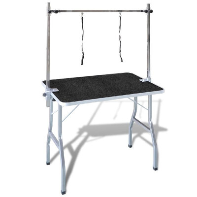 

Bath Grooming Table for Dogs Cats Pets Adjustable 2 Loops