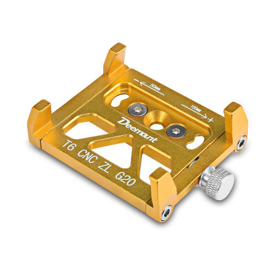 

Deemount Aluminum Alloy Motorcycle Bicycle Phone Mount Holder Durable&Stable Adjustable Setting Fashionable&Simple
