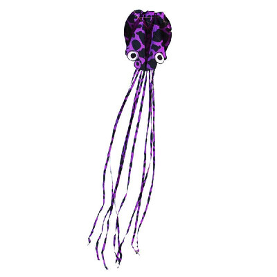 

80cm X 400cm 26 X 13feet Frameless Octopus Parachute Stunt Kite Single Line Soft Parafoil Kite Outdoor Beach Fun Sports