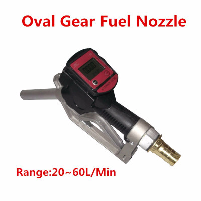 

Oval Gear Fuel Nozzle Fuel Gasoline Diesel Petrol Oil Delivery Gun Nozzle Turbine Digital Fuel Flow Meter LPM Liter