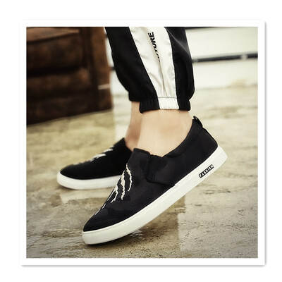 

2018 board shoes sail mens shoes breathable cloth shoes casual season flat mens shoes old Beijing cloth shoes fast hand red bean