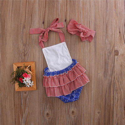 

US Seller Newborn Baby Girls Romper Bodysuit Jumpsuit Outfits Clothes Sunsuit