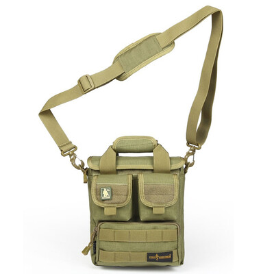 

FREE SOLDIER Outdoor 100 CORDURA material YKK zipper Hiking&Camping single shoulder bags mens Tactical handy bags