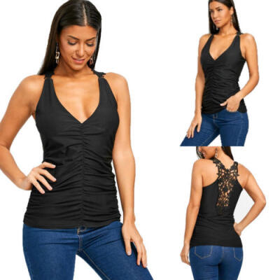 

Sleeveless Top Women Fashion Summer Cotton T-Shirt Blouse Vest Casual Tank Tops