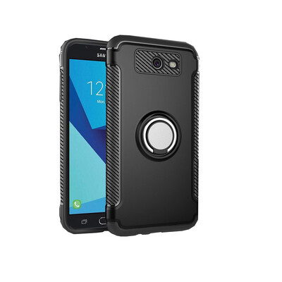 

Fivice Samsung Galaxy J7 2017 case PC metal ring shell magnetic car bracket TPU phone case