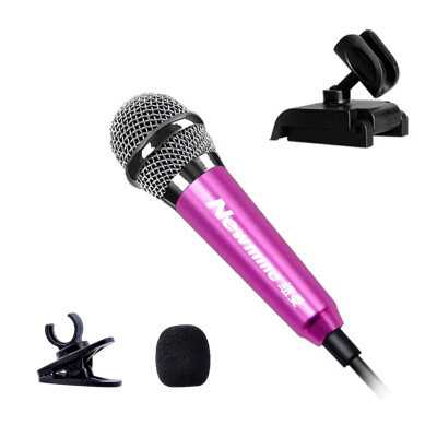 

Newman Newmine NM-610 mobile phone k song condenser microphone microphone mobile phone singing mini mini microphone fashion powder