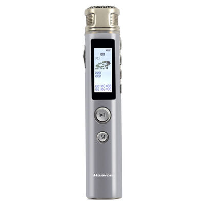 

Hanwon recording pen 8G professional miniature remote noise reduction charging HD learning conference V5000 silver