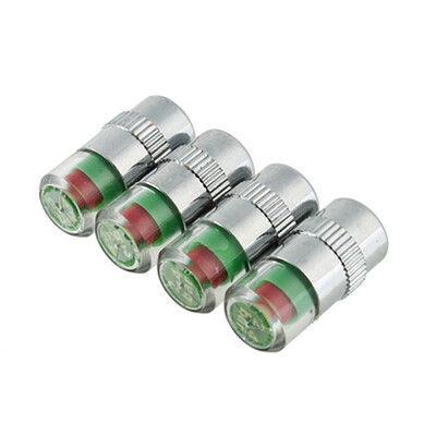 

MyMei New 4PCSlot 24Bar Car Tire Monitor Pressure Gauge Cap Sensor Indicator