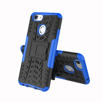 

Fivice OPPO F5 Case TPU anti-fall tire pattern back clip bracket phone case