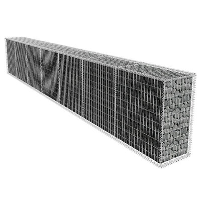 

Gabion Wall with Cover 600x50x100 cm