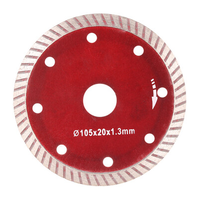 

1051320mm Diamond Cutting Disc Saw Blade Continuous Turbo Diamond Blade with 8 Cooling Holes 20mm Inner Diameter Ceramic Incisi