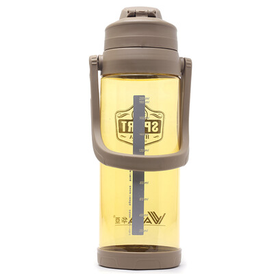 

[Jingdong Supermarket] Huaya (WAYA) space cup sports kettle plastic cup HP-1515 large capacity sealed leakproof portable kettle 1800ML brown