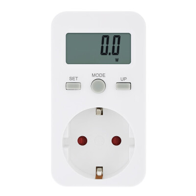 

EU Plug Plug-in Digital LCD Energy Monitor Power Meter Electricity Electric Usage Monitoring Socket