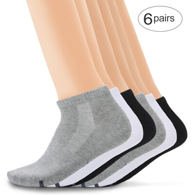 

Camel Crown Mens Socks Ankle Cotton Casual Sock Low Cut Sweat-absorbent Antibacterial 6 Pairs