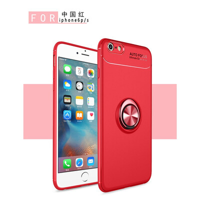 

Fivice iphone 6 plus case TPU metal ring shell magnetic bracket soft shell