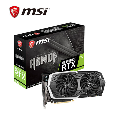 

MSI GeForce RTX 2070 ARMOR 8G 1410-1620MHz 256BIT GDDR6 Armored Division E-sports Game Graphics