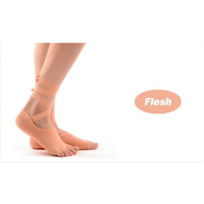 

Womens Bella Grip Cotton Non-Slip for Ballet Yoga Pilates Barre Socks US