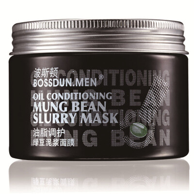 

Boston men fat modified mung bean mud mask 150g oil control anti-acne acne to blackhead moisturizing