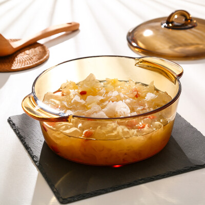 

Jingdong supermarket] Le Meiya (Luminarc) French imports of amber pot glass pot straight pot soup pot high temperature 3L