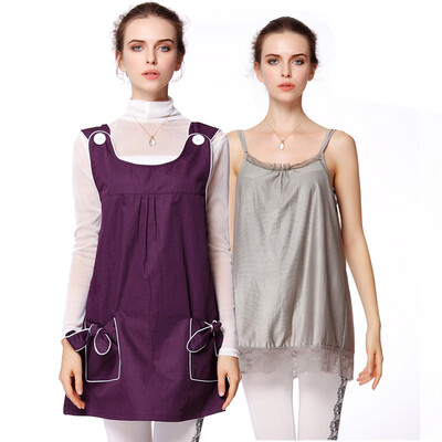 

Jing Qi JOYNCLEON Radiation Wearing Maternity Wearing Silver Fiber Sling Garment Clothes Four Seasons Dark Purple  Code jc8315B