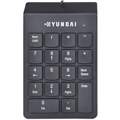 

Hyundai (HYUNDAI) HY-KA3 wired USB portable numeric keypad black
