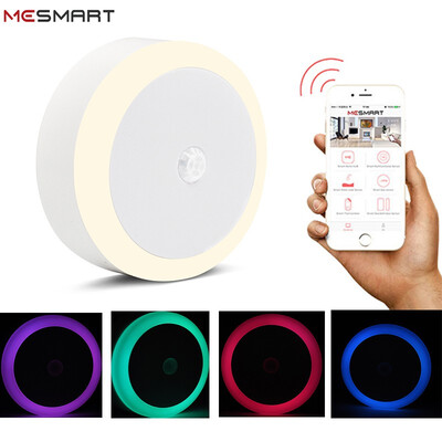 

MESMART IR Auto Motion Sensor Light LED Battery Powered Smart Night Lamp Cordless for Bedroom Hallway GiftsZigBee