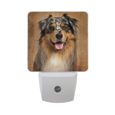 

ALAZA LED Night Light With Smart Dusk To Dawn SensorBeautiful Woman Watercolor Style Plug In Night Light