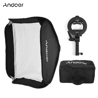 

Photo Studio Multifunctional Folding Softbox with S-type Handheld Flash Speedlite Bracket with Bowens Mount And Carrying Bag for