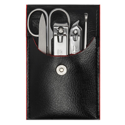 

Jinda Rimei nail clipper set adult nail clippers repair capacity nail set 5 piece set LP77060 black