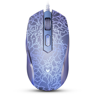 

Лей Бай (Rapoo) V210 игровая мышь игры мышь проводная мышь мышь для ноутбука индиго Miss адаптированная версия