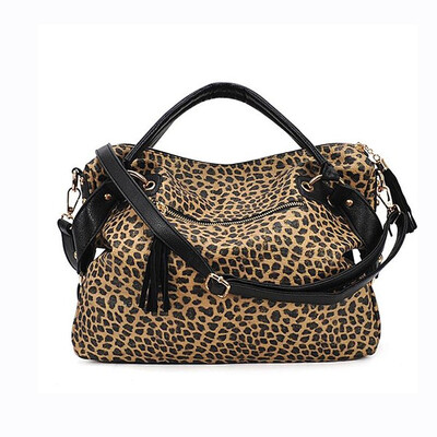 

Black Leopard-print Bag 2015 New Womens Bag