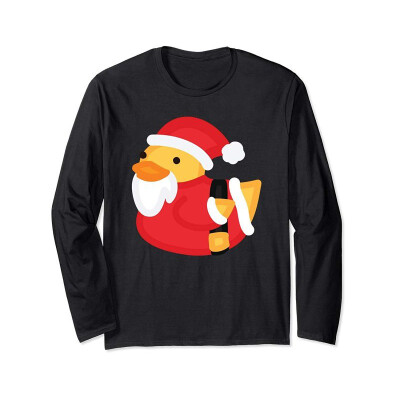 

Christmas Duck Shirt - Funny Rubber Santa Duckling T-Shirt