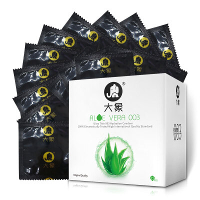 

Elephant Condoms Run thin 003 combination of 23 installed (Aloe 15 + hyaluronic acid 8) ultra-thin water-soluble lubricants meter fun food supplies condoms