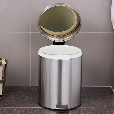 

Ou Run Zhe trash 5L thicker barrel slow down the sound of new materials in the barrel of waste paper drums