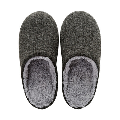 

Beijing made mens home fur warm slippers Navy blue for 39-41 yards