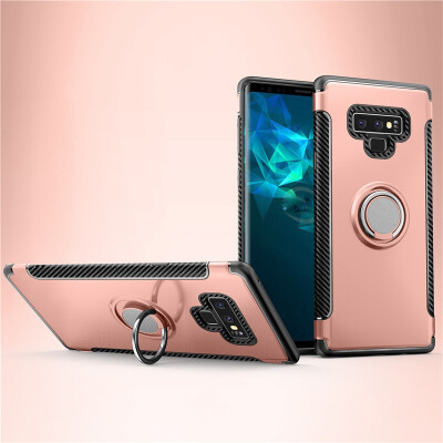 

Fivice Samsung Galaxy Note 9 case PC metal ring shell magnetic car bracket TPU phone case