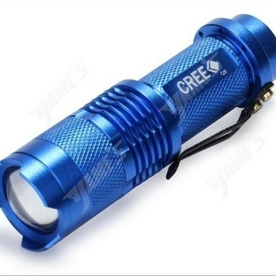 

7W 300LM Mini Q5 Led Flashlight Torch Adjustable Focus Light Lamp Waterproof Design