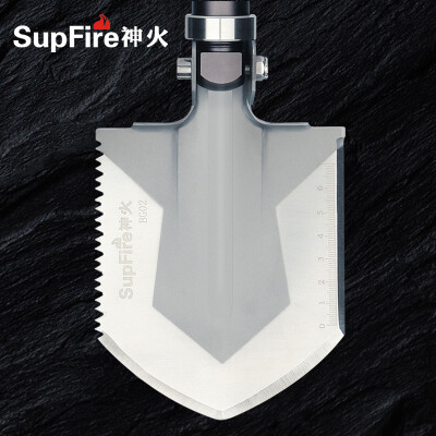 

Supfire BG02 multi-purpose engineering shovel folding Tibetan mastiff shovel military shovel shovel outdoor camping fishing self-defense field survival tools