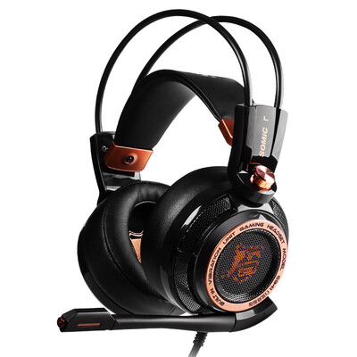 

Somic (SOMIC) G941 белой акула шум издания игровой гарнитуры компьютерных игры гарнитура с активным шумоподавлением звуковых вибраций USB7.1 Майкл Блэк