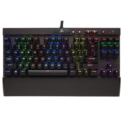 

Американская Corsair (USCorsair) STRAFE RGB Дисциплина Красочная клавиатура с подсветкой Игровая клавиатура Black Red Axle Jade Life Куриная куриная клавиатура