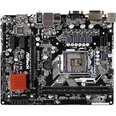 

Материнская плата ASRock H110M-DVS R2.0 (Intel H110 / LGA 1151)
