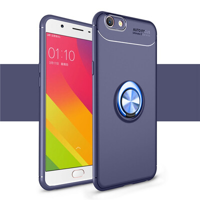 

Fivice OPPO F1SA59 case TPU metal ring shell magnetic bracket soft shell